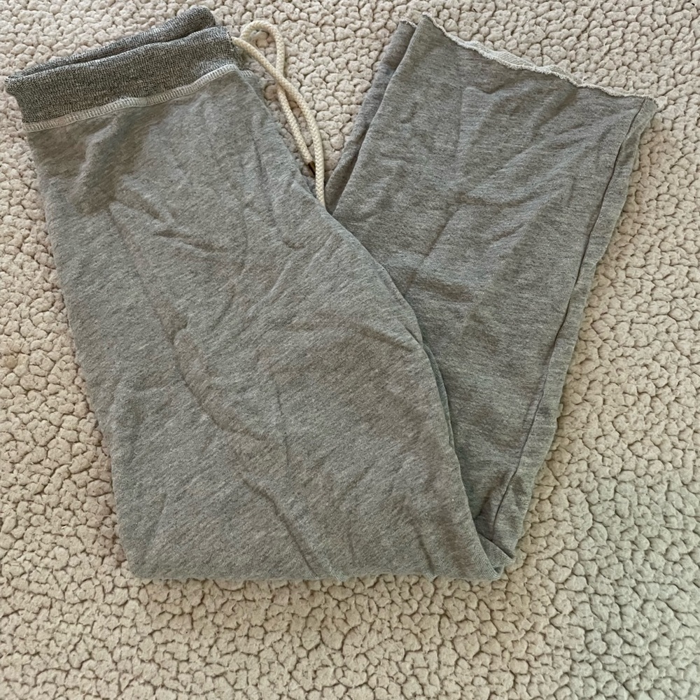 The Great Wide Leg Sweatpant - Grey Size 0